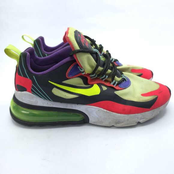 Nike Air Max 270 React Men’s Running Sneakers Size 8 CU4705-001 Multicolor main image 4